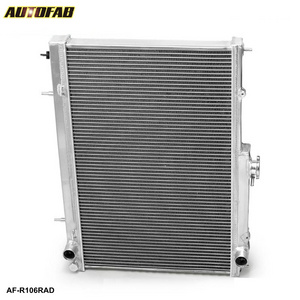 AUTOFAB -42mm 2 Row Alloy Aluminum Radiator For Nissan Skyline R33 RB25DET GTS-T AF-R106RAD