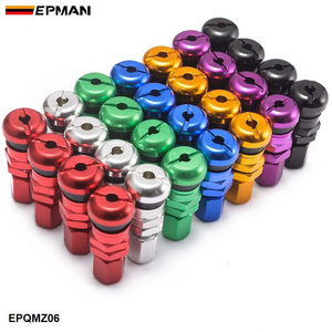 EPMAN 4Pcs Universal Metal Car Motorcycle Theftproof Aluminium Car Wheel Tires Valves Tyre Stem Air Caps Airtight Cove EPQMZ06