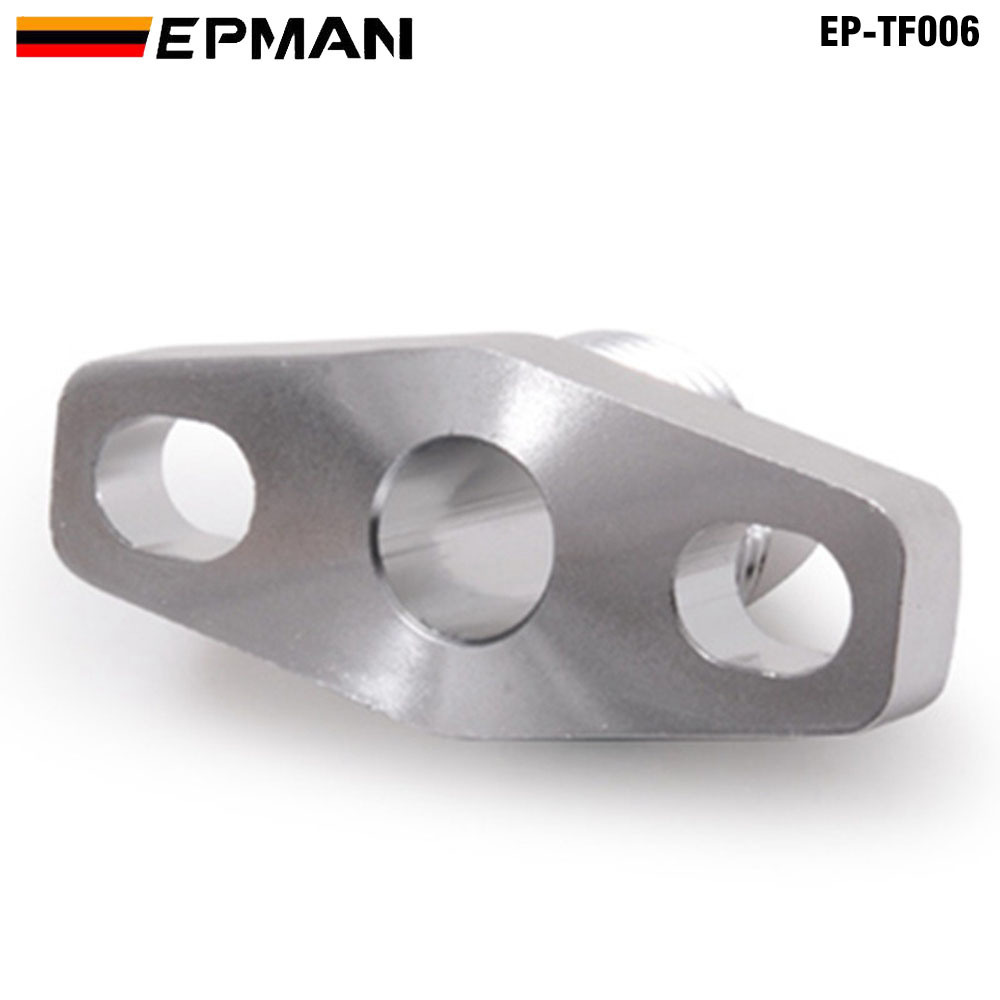 EPMAN Turbo Oil DRAIN OUTLET Flange Gasket Adapter Kit AN10 Fitting For GT T17 T20 T25 T28 T30 T35 EP-TF006