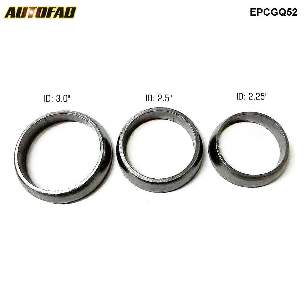 Exhaust Muffler Donut Gasket Graphite Ring Exhaust Gasket Joint Sealer For Downpipe to Catback Donut Flange EPCGQ52