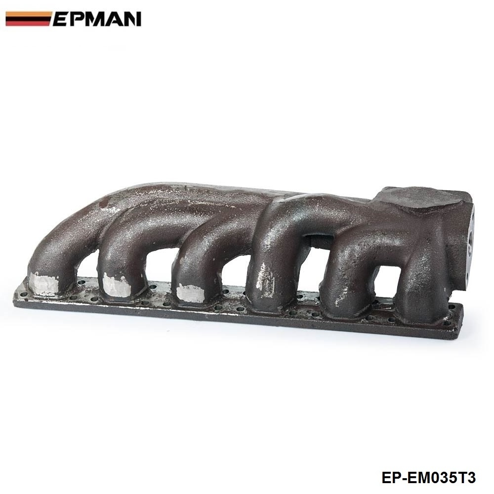 EPMAN Turbo Exhaust Manifold compatible for BMW 1991-1999 E36 2000-2006 E46 I6 T3 T4 M50 M52 M54 left-hand drive EP-EM035T3