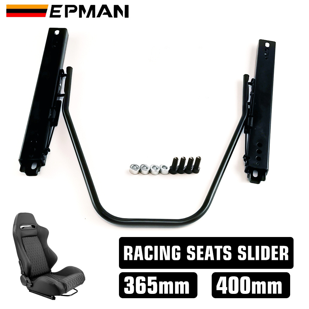 EPMAN Universal Sliding Slider Seat Adjuster Mount Rail Fits Sports Racing/ 4WD Seat EPSAT365 EPSAT400