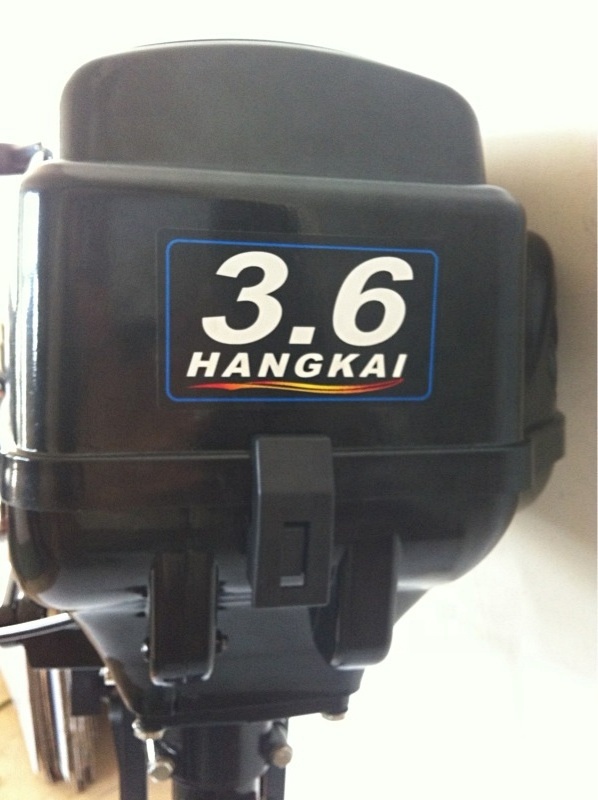 China Small 3.6hp 2 Stroke HANGKAI Outboard Motors for Boat Sale