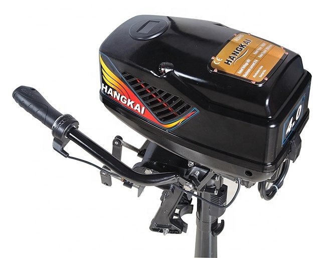 Small HANGKAI 3.6HP 48V DC Brushless Electric Boat Engine Outboard Motors for Sale