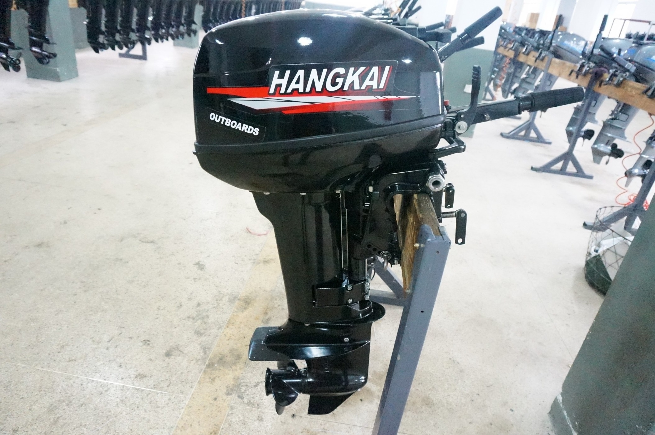 Hangkai 9.9hp 2 Cylinders 2 Stroke Boat Engine Outboard Motors With Electric Start Available