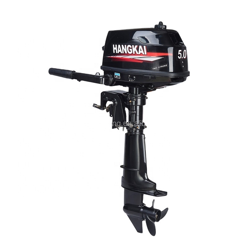 New Popular HANGKAI 5hp 2 Stroke Gasoline Outboard Engine for Fishing Boat