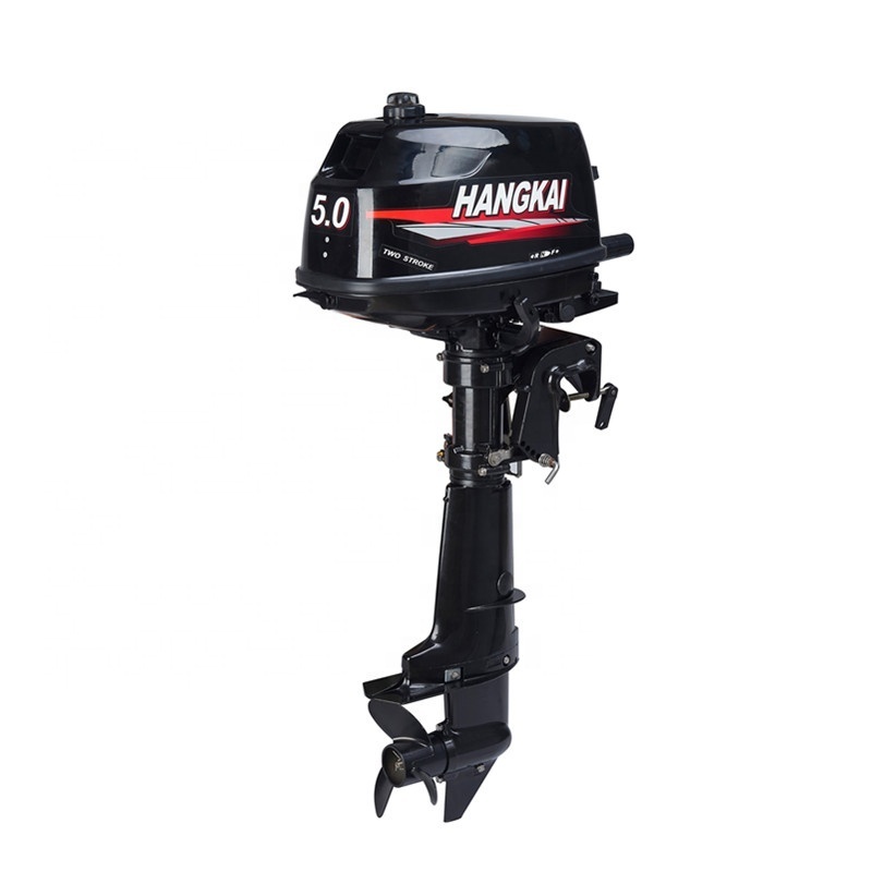 New Popular HANGKAI 5hp 2 Stroke Gasoline Outboard Engine for Fishing Boat