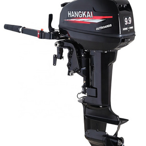 Hangkai 9.9hp 2 Cylinders 2 Stroke Boat Engine Outboard Motors With Electric Start Available