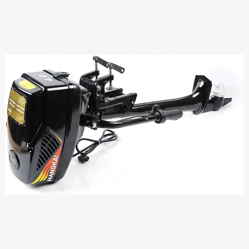 HANGKAI Long Shaft 3.6hp 48V DC Brushless Outboard Electric Motors For Boat