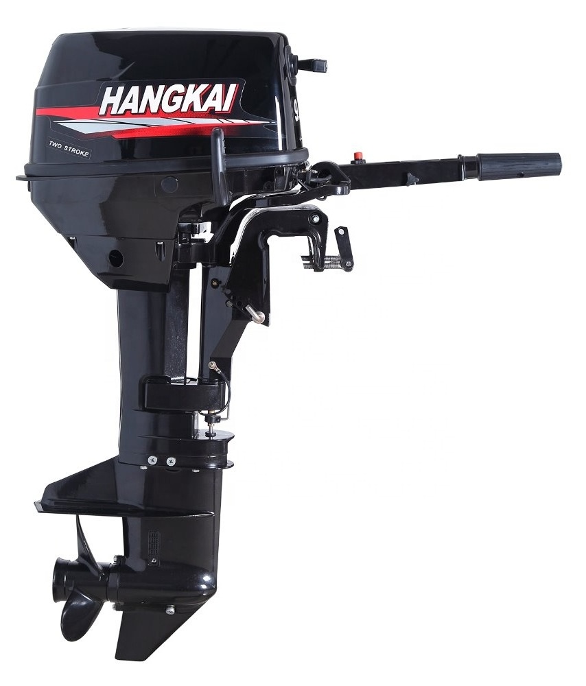 New Popular HANGKAI 9.8HP 2 Stroke Marine Boat Motor Outboard For Sale