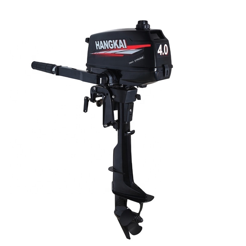 Water Cooled HANGKAI 4HP 2 Stroke Petrol Boat Engine Outboard Motors for Sale