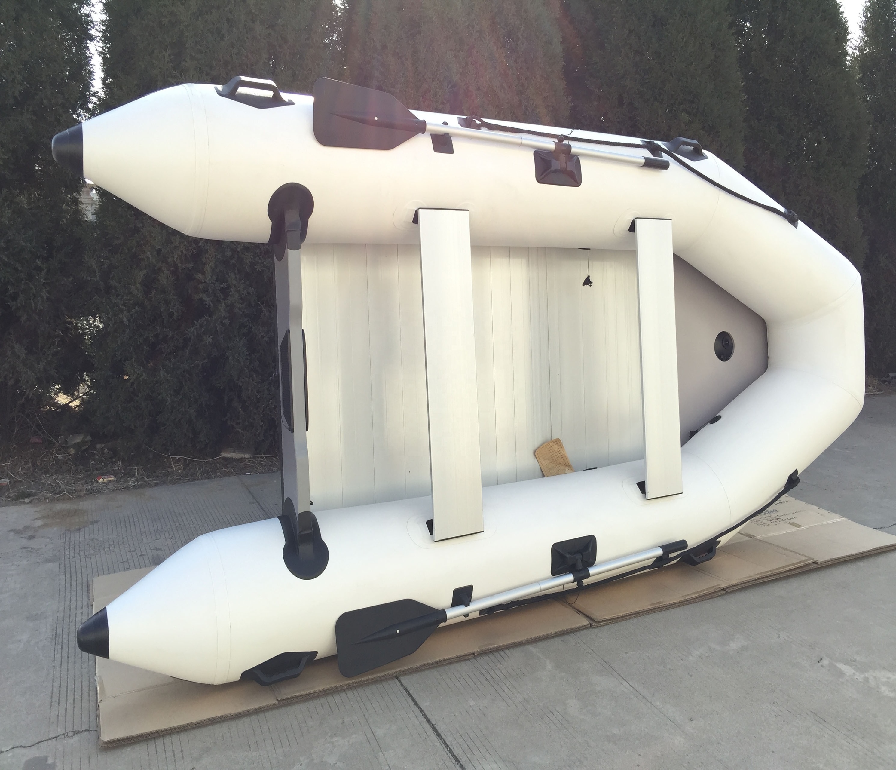 CE 6 Persons 3.6M PVC Rubber Fishing Inflatable Motor Boat