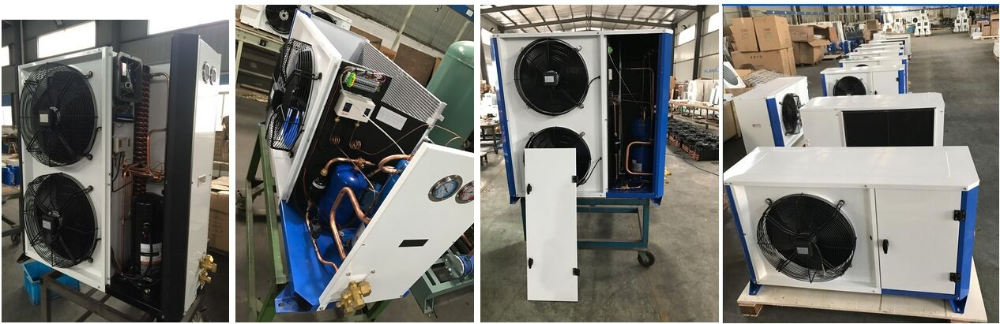 Cold Room Storage Industrial Refrigeration Mini 2hp Scroll Compressor Condensing Units Walk In Freezer