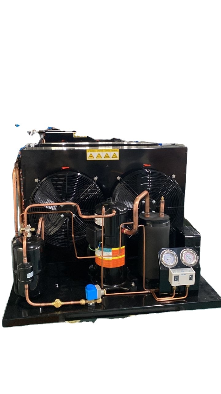 Cold Room Storage Industrial Refrigeration Mini 2hp Scroll Compressor Condensing Units Walk In Freezer