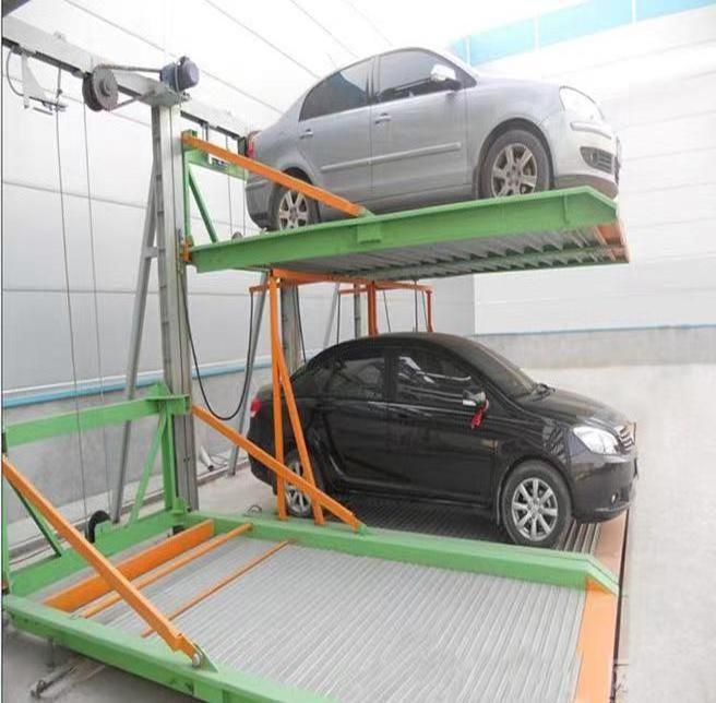 smart automatic parking lift 2 post hydraulic parking lift rotary 2 level  lif Vertical Parking