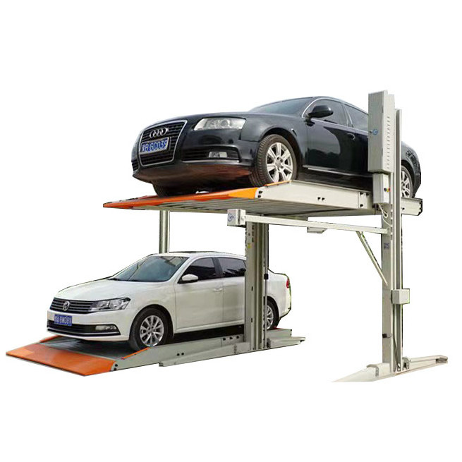 smart automatic parking lift 2 post hydraulic parking lift rotary 2 level  lif Vertical Parking