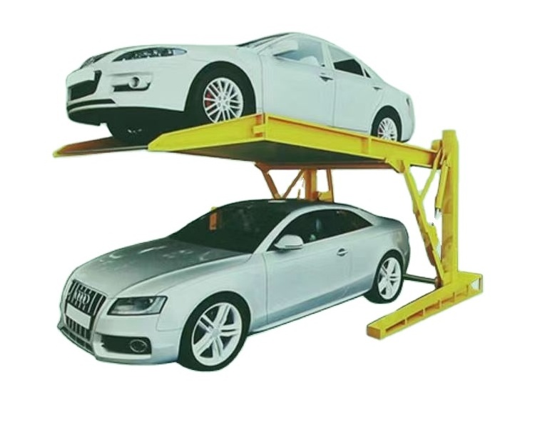 Car Two Post Parking Lift Garage For Home Using Auto Hydro-park Parking System 2 Post Car Lift Vertical Parking