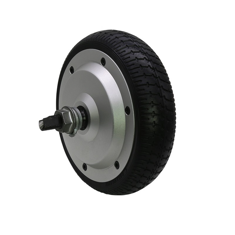 ZLTECH CE IP65 4096 wire magnetic encoder 6.5 inch 48V 8N.m 150kg load 200RPM BLDC brushless robotics DC wheel hub servo motor