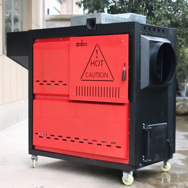 Energy Saving  Factory Patent Portable 80KW Wood Pellet Stove With CE