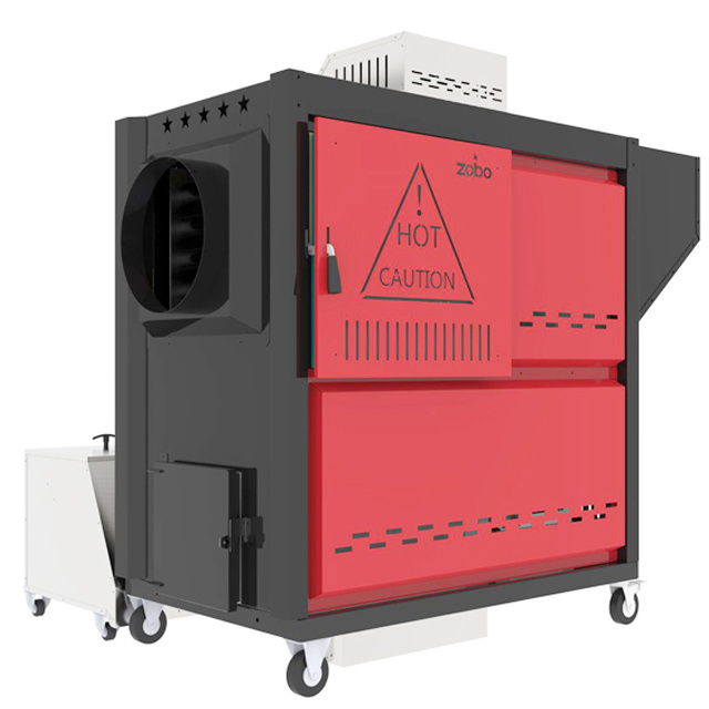 Energy Saving  Factory Patent Portable 80KW Wood Pellet Stove With CE