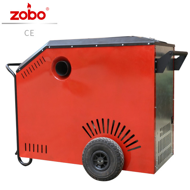 New Design Color customized biomass Energy Saving wood pellet pool heater with wheels