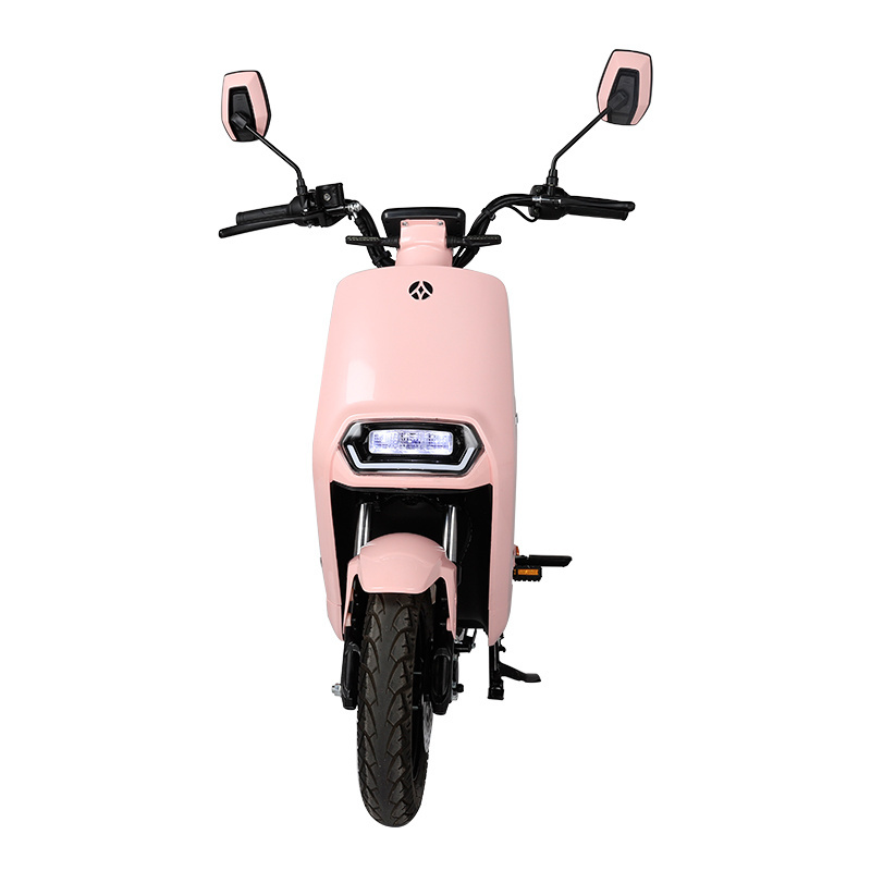 Pink Color Custom Simple electric moped 650w  motorcycle48v battery electric scooter