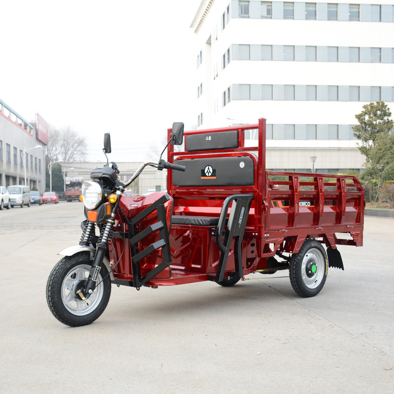 hot selling three Wheel e-bike adult tricycle motorcycle truck 1500w 72v heavy load moped cargo tricycle