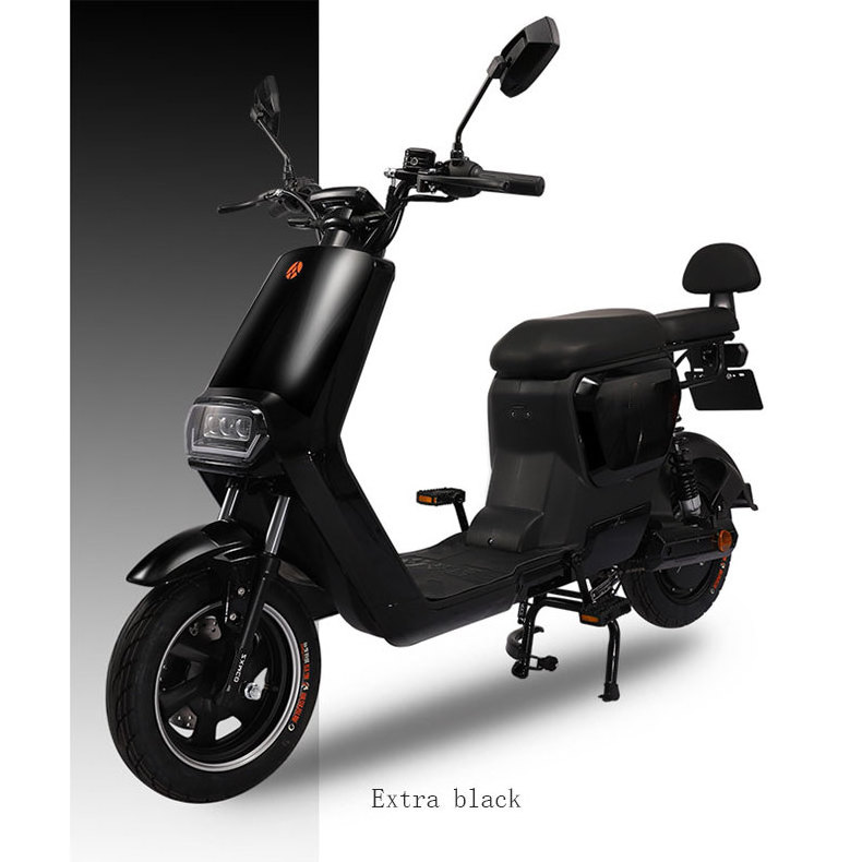 Wuxi Factory 48v 60v 800w 1000w 1200w  adult electric motorcycle cheap scooter e moped with pedal