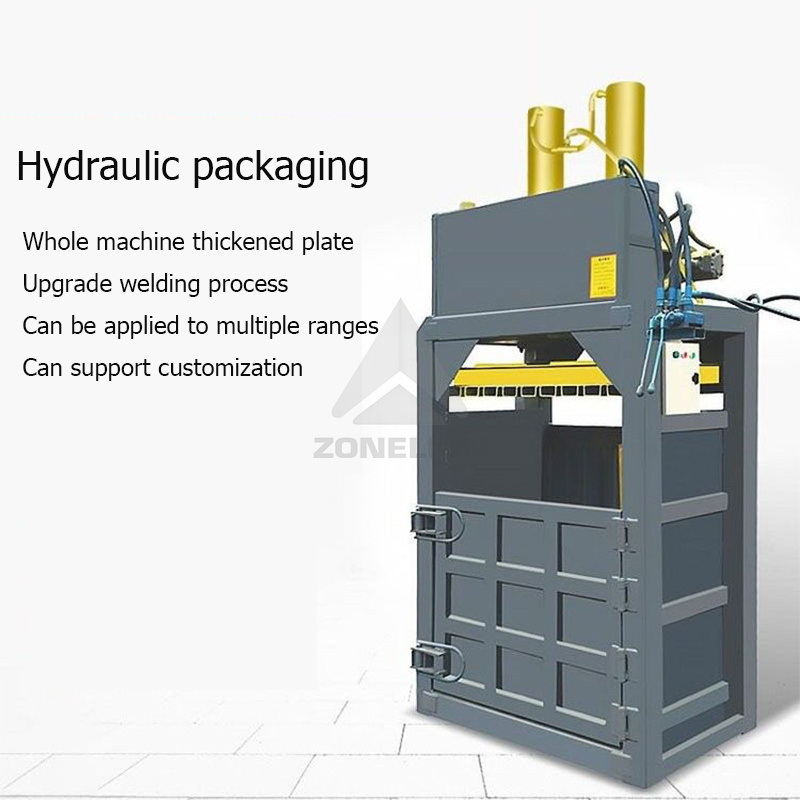 Hydraulic Vertical Compactor Vertical Used Baler Machine for Cardboard Waste Paper Baling Press Machine