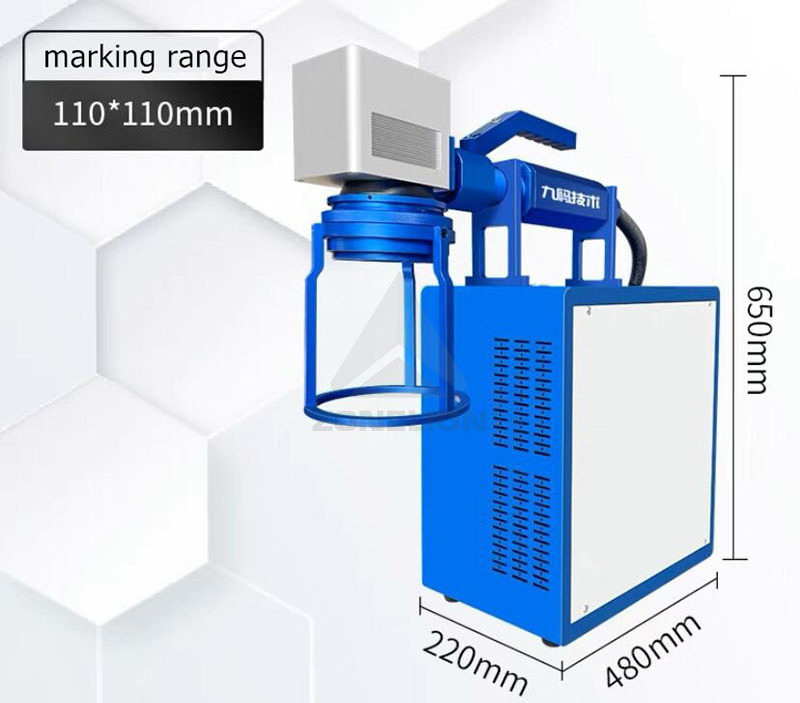 10w 20w 30w Enclosed Fiber Laser Marking Machine/Laser Marking Machine For Jewelry/Laser Engraving Marking Machine