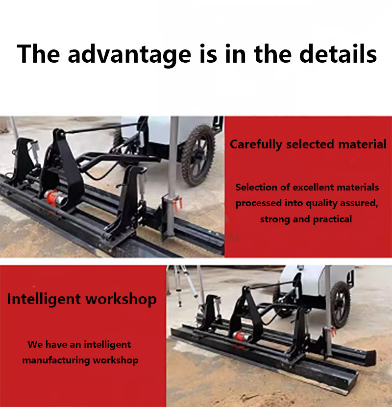 Two Wheel And Four Wheel Concrete Laser Screed For Africa