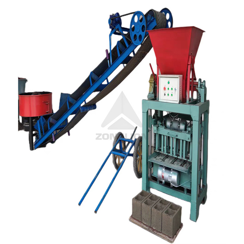 Brick Machine Price DF4-40A Ecological Widely Used Small Concrete Interlocking Block Making Machine Price Maquina Bloquera