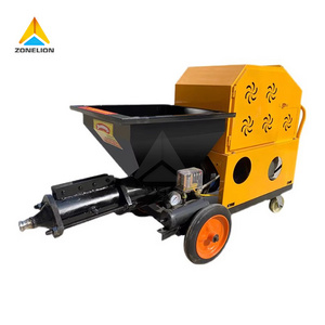 Putty Paraffin Wax Spray Cement Mortar Wall Plastering Machine Cement