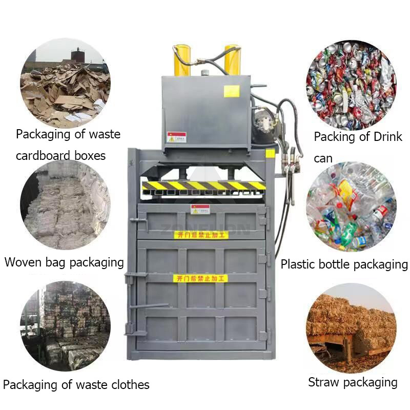 China Factory Waste Scrap Plastic Hydraulic Baling Press Machine Baler Machine