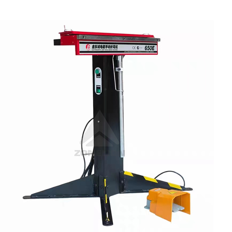 Box and pan brake MBM1250 Magnetic swivelling bending machine with foot pedal