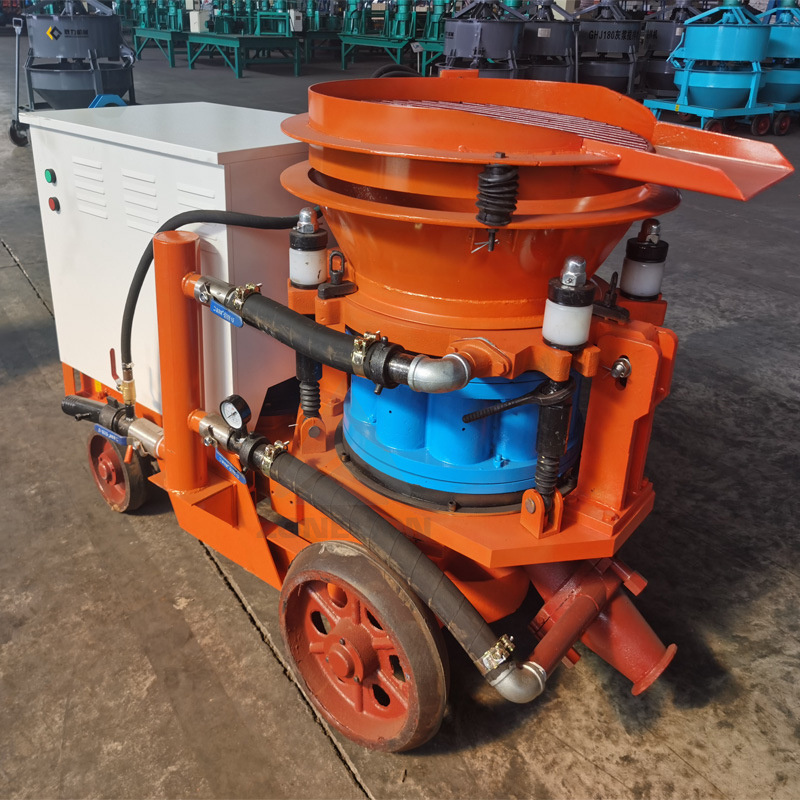 better China Factory 3m3/h 5m3/h 7m3/h 9m3/h Concrete Dry Shotcrete Machine concrete spray shotcrete gunite machine wet and dry