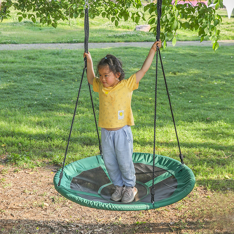 Zoshine cheap hanging swing bird's nest chair playground nest swing swing crib folding bed baby nest with canopy mosquito net