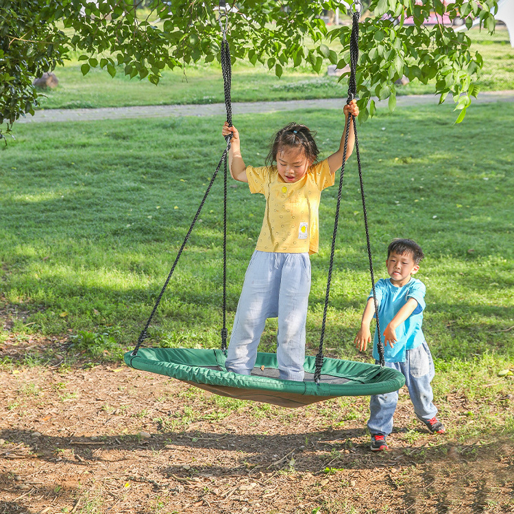 Zoshine cheap hanging swing bird's nest chair playground nest swing swing crib folding bed baby nest with canopy mosquito net