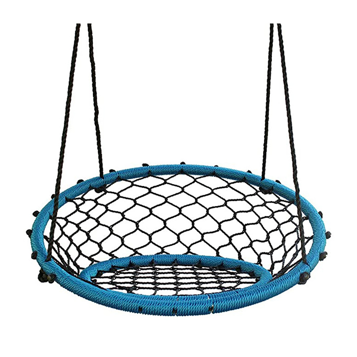 Zoshine Round Swing Chair Outdoor open balcony rattan swing courtyard garden Kids Adult Hammock Rope Hanging Swing Chair