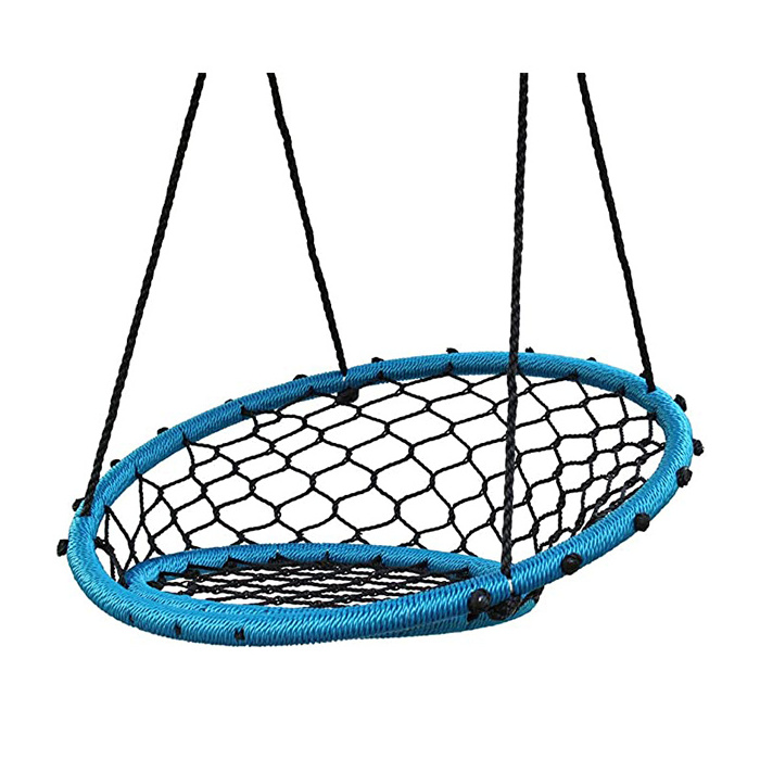 Zoshine Round Swing Chair Outdoor open balcony rattan swing courtyard garden Kids Adult Hammock Rope Hanging Swing Chair