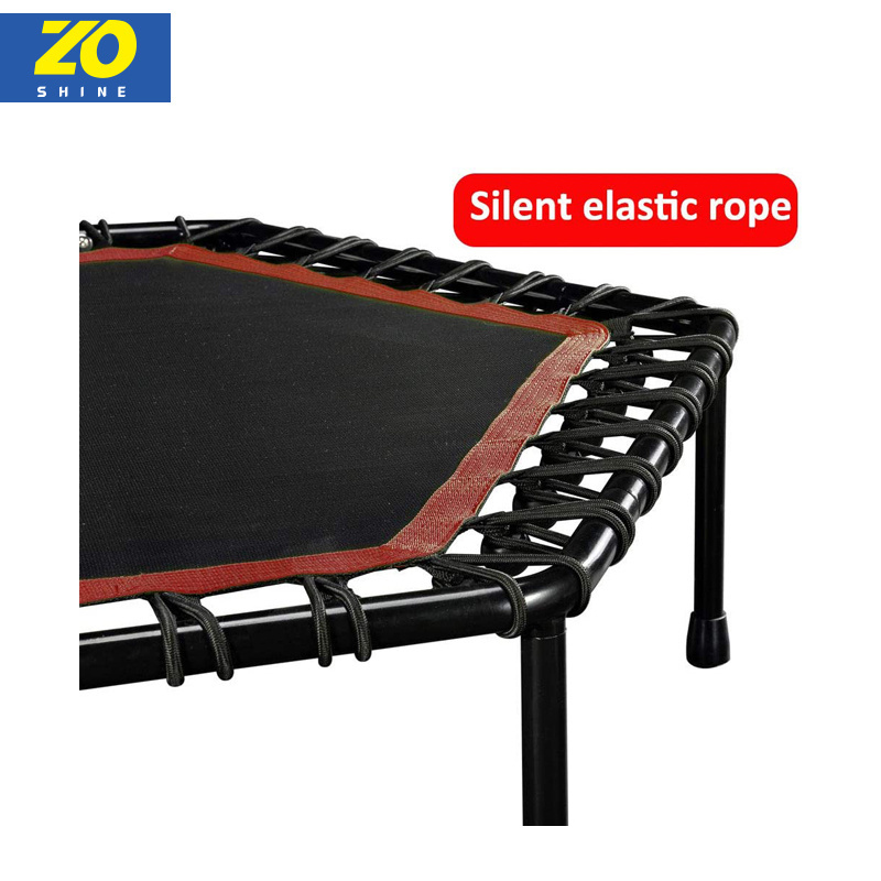 Zoshine Kids Safety Hexagonal Trampoline Indoor Outdoor Adults Fitness Trampoline Equipment