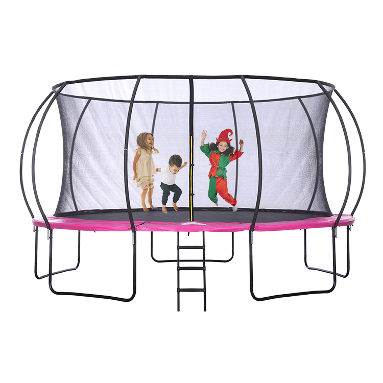 Zoshine Wholesale Trampoline Full Size Recreational Bouncy Trampoline with High-strength Stainless Steel Spring