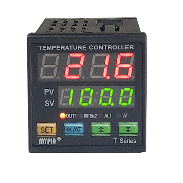 mypin (TA4E-RNR + PT100) Temperature controller ,24 V DC ,2 relay alarm controller , k type,j type thermocouple