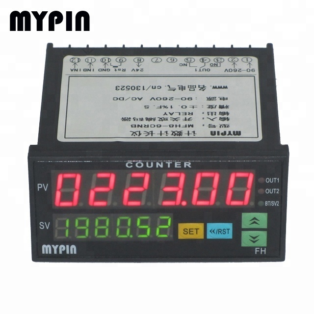 FH series 6 digital electronic cable length/ number/position/height counting meter programmable counter