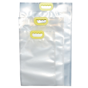 Spot wholesale stock cross-border rice grain food grade vacuum packaging three-sided sealed tote bag