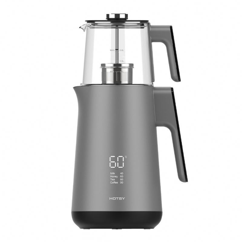 Hot Kettle Pse Jarra Electric Digital Tea Pots Ih Glass Teapot Automatic Brewer Kettles Beautiful Mini Water Heater Pot