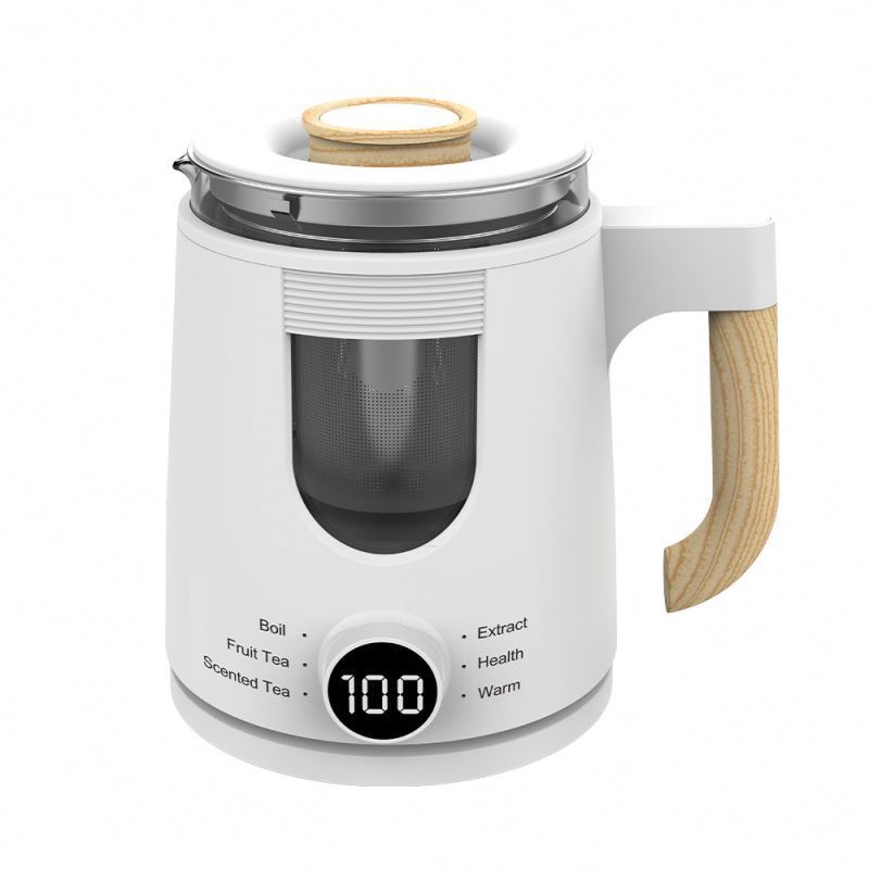 HOTSY 0.8l mini electric kettle electric glass kettle with tea pot glass water boiler electric kettle