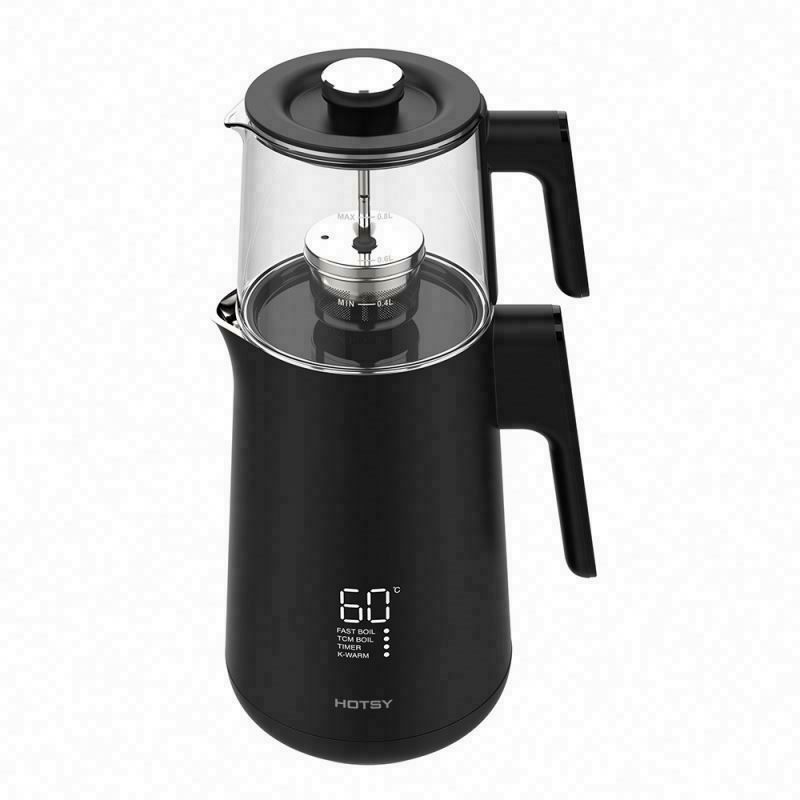 Automatic Tea Maker Home Appliances Teapot White Electric Glass Kettle With Infuser Multifunction Healthpot Hotel Water Coffee