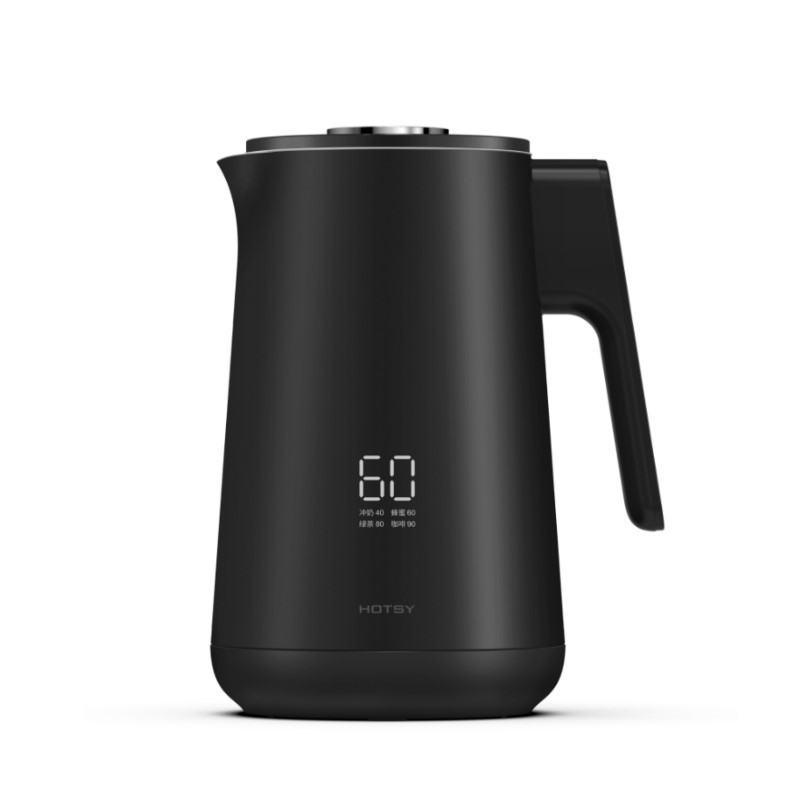 HOTSY new model 1 2 lt kettle electric kettle with spout smart kettle lcd tea maker machine