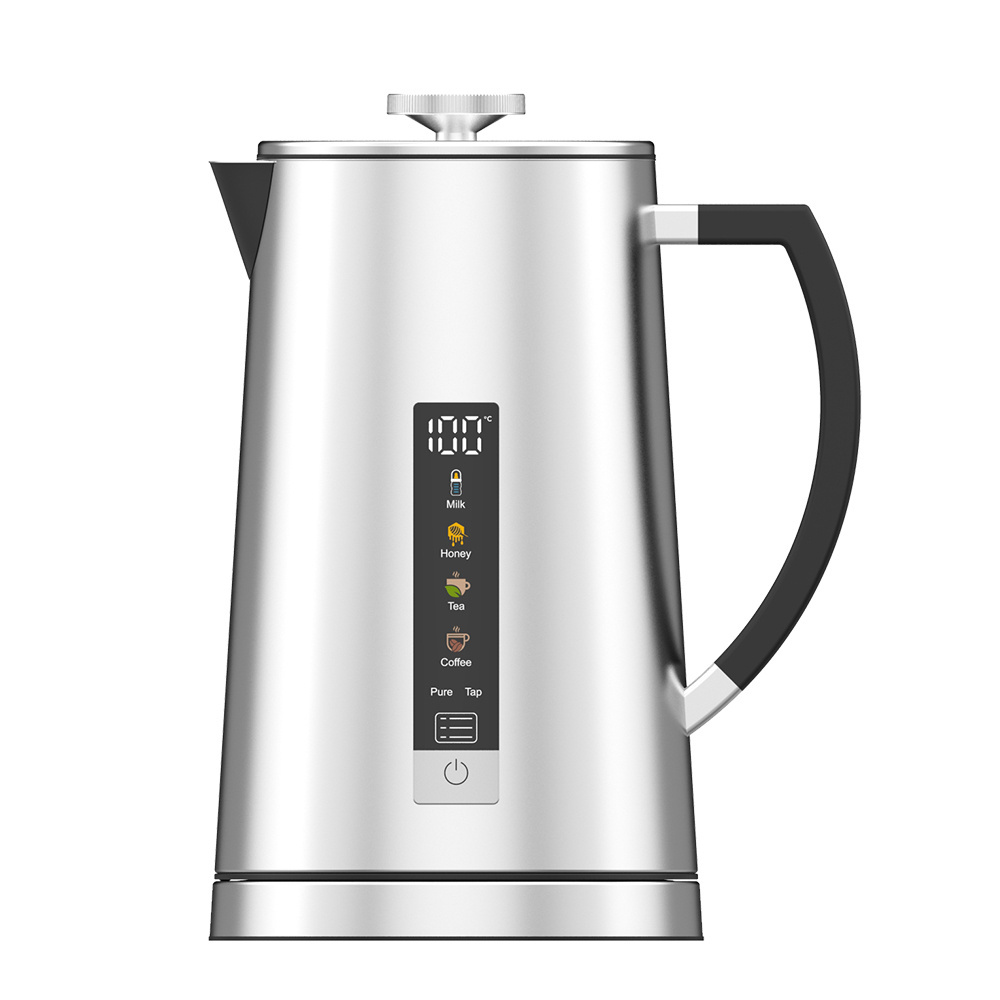 Hotsy Portable 1.7L Mini Stainless Steel Travel Home Appliances Smart Electric Tea Kettle